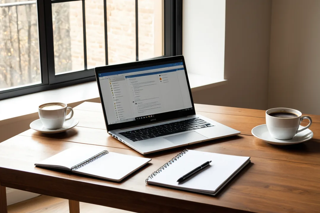 Analyse marketing sur ordinateur